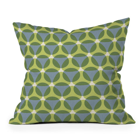 Marta Barragan Camarasa Stylish Retro Circle Outdoor Throw Pillow