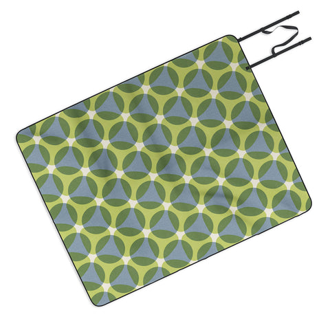 Marta Barragan Camarasa Stylish Retro Circle Picnic Blanket