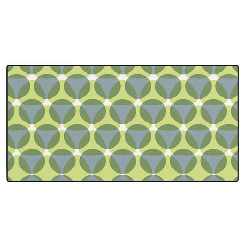 Marta Barragan Camarasa Stylish Retro Circle Desk Mat