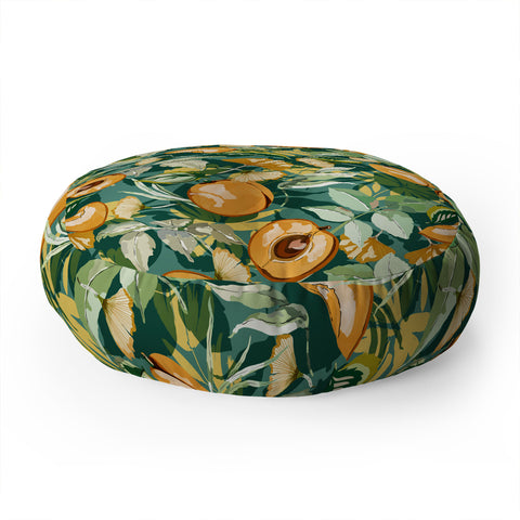 Marta Barragan Camarasa Succulent fruit of nature 22 Floor Pillow Round