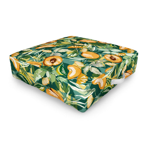 Marta Barragan Camarasa Succulent fruit of nature 22 Outdoor Floor Cushion