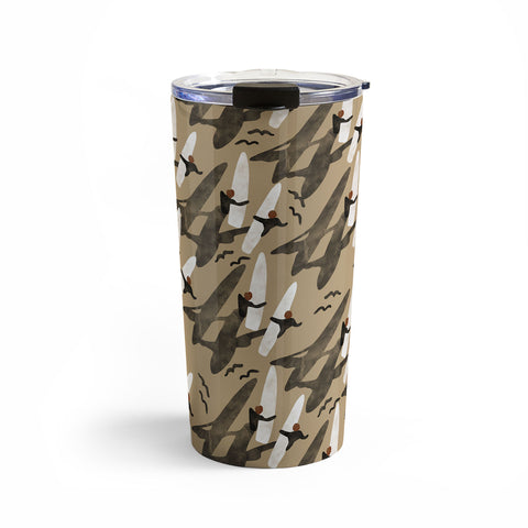 Marta Barragan Camarasa Sun sea and surf Travel Mug