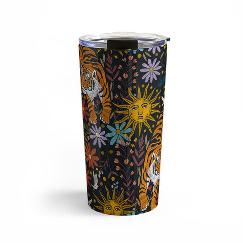 Marta Barragan Camarasa Sunlit Tiger Haven Travel Mug