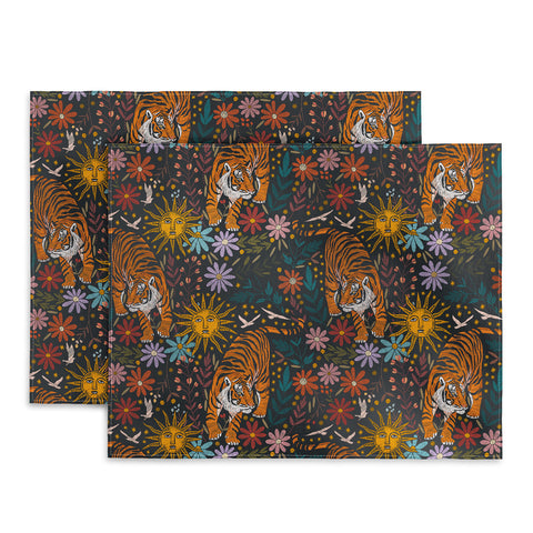 Marta Barragan Camarasa Sunlit Tiger Haven Placemat