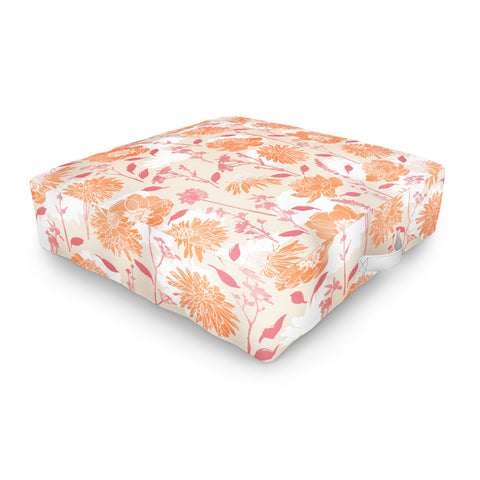 Marta Barragan Camarasa Sweet botanical garden PF Outdoor Floor Cushion