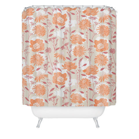 Marta Barragan Camarasa Sweet botanical garden PF Shower Curtain
