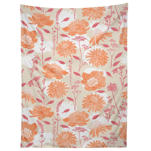 Marta Barragan Camarasa Sweet botanical garden PF Tapestry