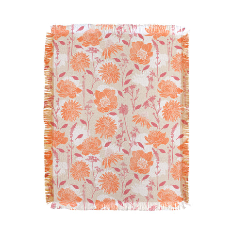 Marta Barragan Camarasa Sweet botanical garden PF Throw Blanket