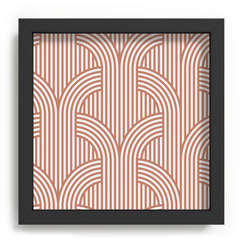 Marta Barragan Camarasa Terracotta retro lines Recessed Framing Square