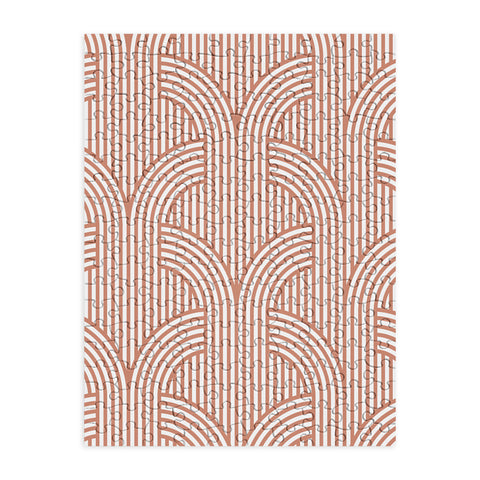 Marta Barragan Camarasa Terracotta retro lines Puzzle