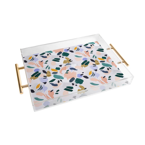 Marta Barragan Camarasa Terrazzo brushstrokes Acrylic Tray