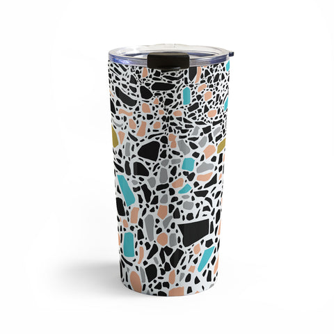 Marta Barragan Camarasa Terrazzo waves Travel Mug