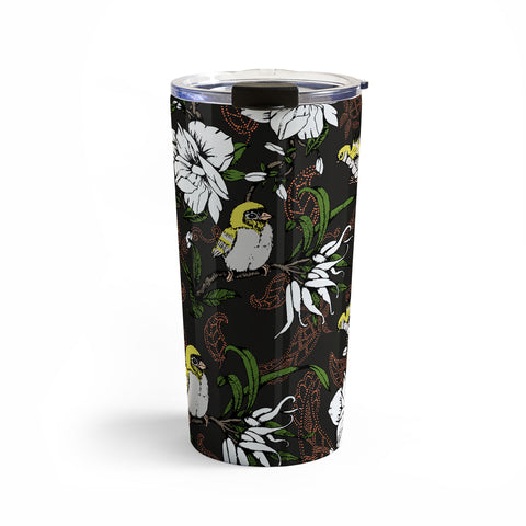 Marta Barragan Camarasa The Birds of Paradise and the Paisley Garden Travel Mug