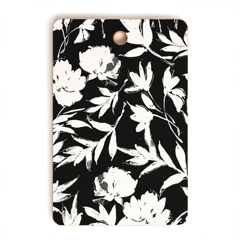 Marta Barragan Camarasa The black and white garden APD Cutting Board Rectangle