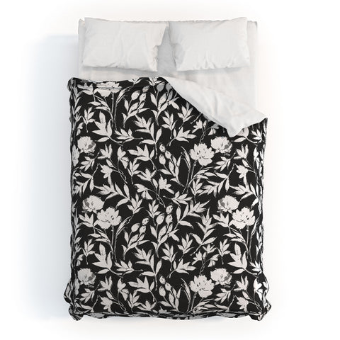 Marta Barragan Camarasa The black and white garden APD Duvet Cover