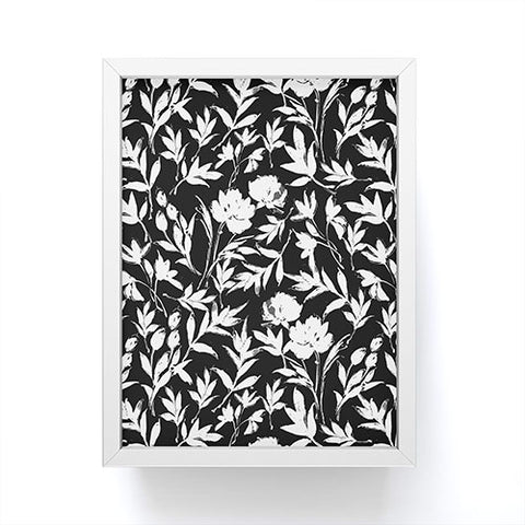 Marta Barragan Camarasa The black and white garden APD Framed Mini Art Print