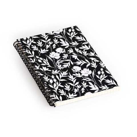 Marta Barragan Camarasa The black and white garden APD Spiral Notebook