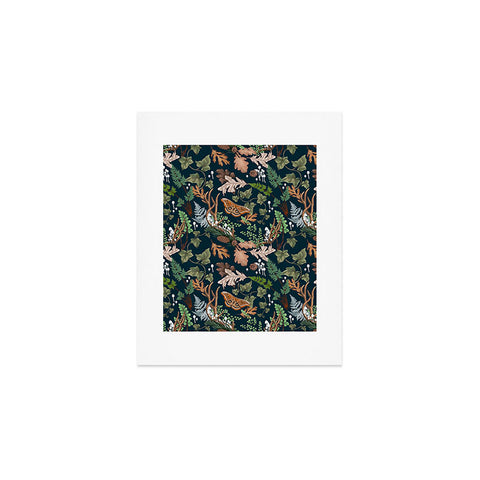 Marta Barragan Camarasa The dark and leafy forest Art Print