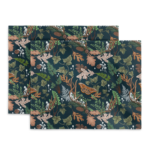 Marta Barragan Camarasa The dark and leafy forest Placemat