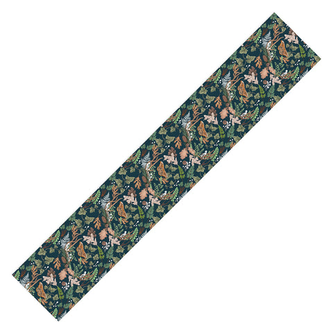 Marta Barragan Camarasa The dark and leafy forest Table Runner