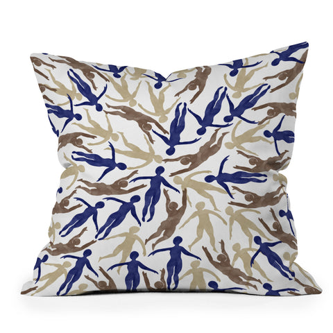 Marta Barragan Camarasa Tide of people Outdoor Throw Pillow