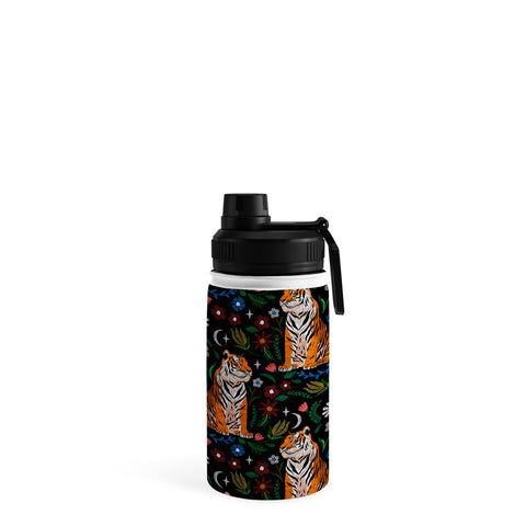 Marta Barragan Camarasa Tiger Blooming Night Water Bottle