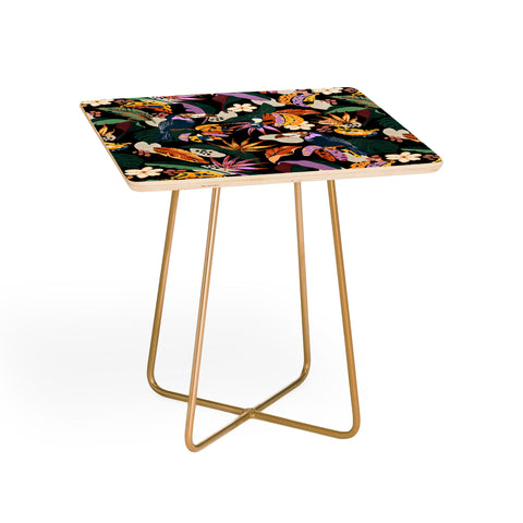 Marta Barragan Camarasa Toucans colorful dark jungle A Side Table