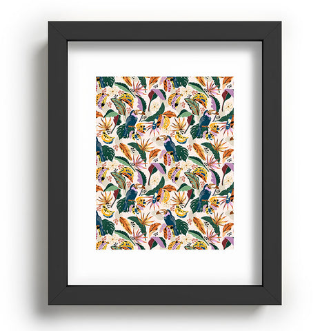Marta Barragan Camarasa Toucans wild tropical nature Recessed Framing Rectangle