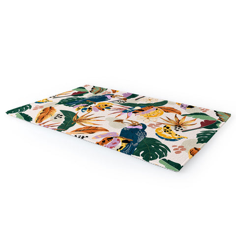 Marta Barragan Camarasa Toucans wild tropical nature Area Rug