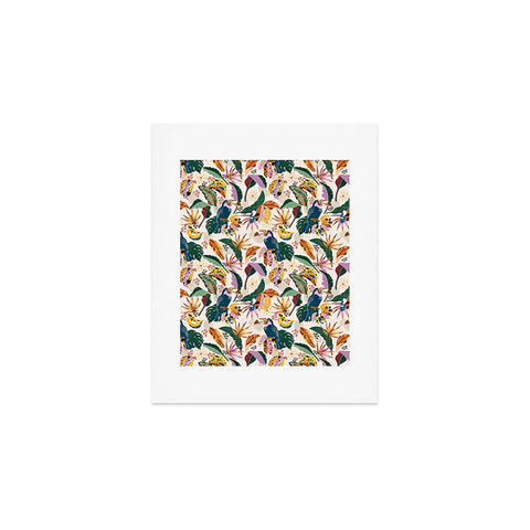 Marta Barragan Camarasa Toucans wild tropical nature Art Print