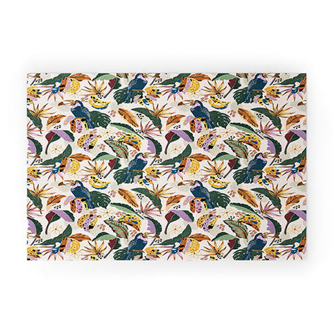 Marta Barragan Camarasa Toucans wild tropical nature Welcome Mat