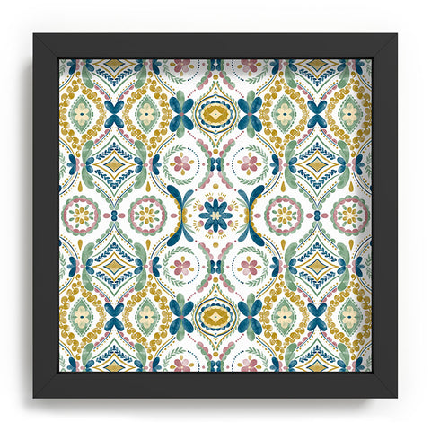 Marta Barragan Camarasa Tribal Mandala Essence Recessed Framing Square