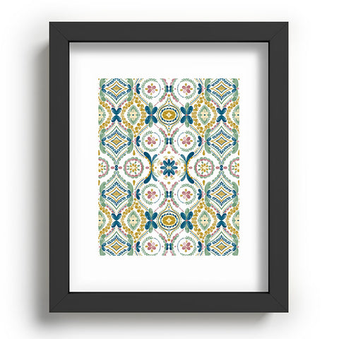 Marta Barragan Camarasa Tribal Mandala Essence Recessed Framing Rectangle