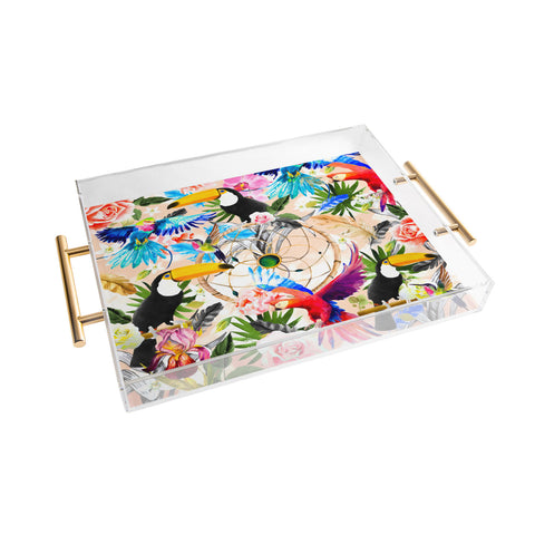 Marta Barragan Camarasa Tropical Boho Acrylic Tray