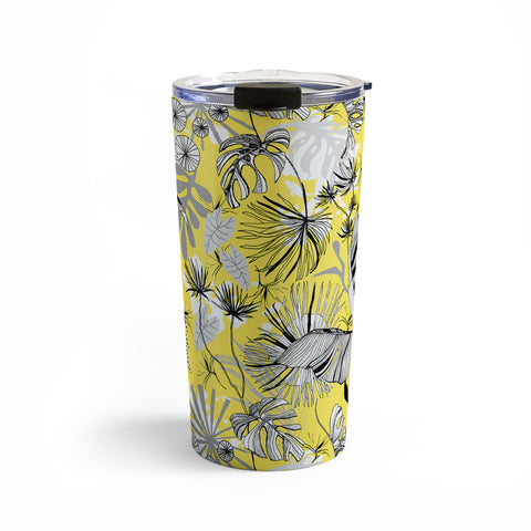 Marta Barragan Camarasa Tropical gray ya yellow Travel Mug
