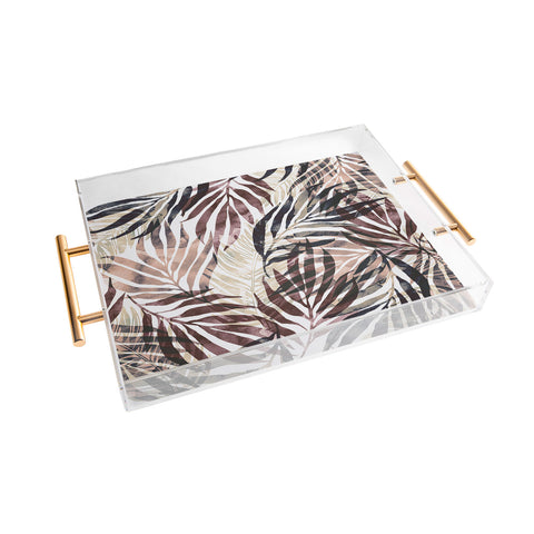 Marta Barragan Camarasa Tropical modern abstract Acrylic Tray
