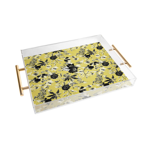 Marta Barragan Camarasa Two tone bloom Acrylic Tray