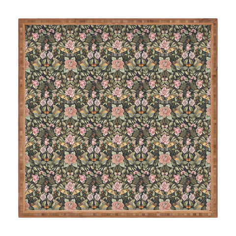 Marta Barragan Camarasa Victorian Garden Beauty Square Tray