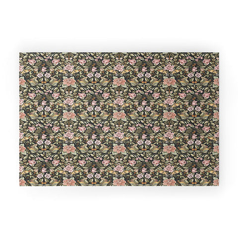 Marta Barragan Camarasa Victorian Garden Beauty Welcome Mat