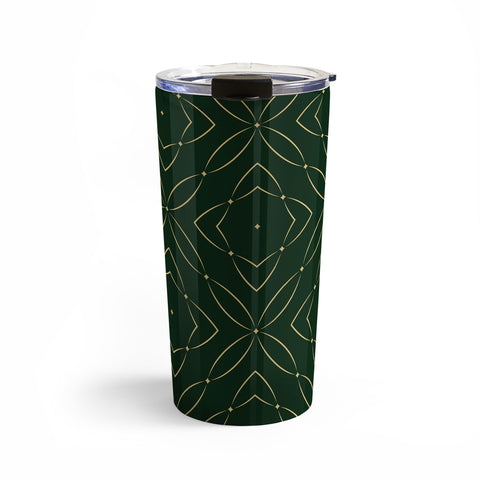 Marta Barragan Camarasa Vintage emerald pattern Travel Mug