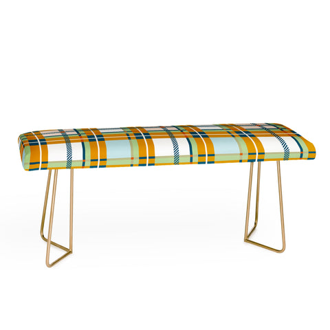 Marta Barragan Camarasa Warm Plaid Fusion Bench