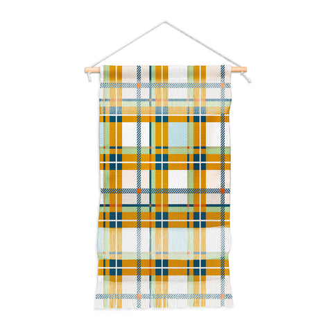 Marta Barragan Camarasa Warm Plaid Fusion Wall Hanging Portrait