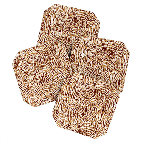 Marta Barragan Camarasa Waves modern wild AP Coaster Set