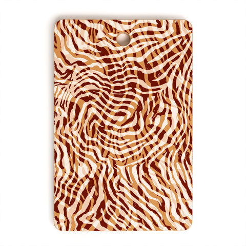 Marta Barragan Camarasa Waves modern wild AP Cutting Board Rectangle
