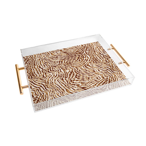 Marta Barragan Camarasa Waves modern wild AP Acrylic Tray