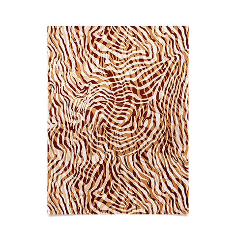 Marta Barragan Camarasa Waves modern wild AP Poster