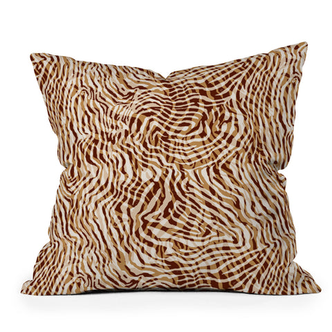 Marta Barragan Camarasa Waves modern wild AP Throw Pillow