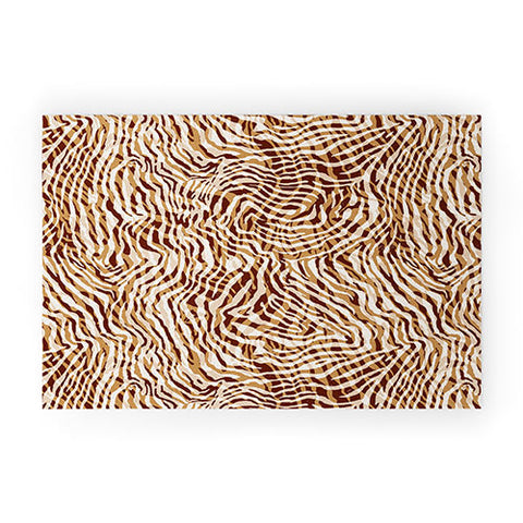 Marta Barragan Camarasa Waves modern wild AP Welcome Mat