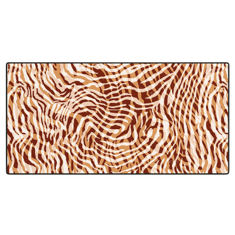 Marta Barragan Camarasa Waves modern wild AP Desk Mat