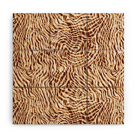 Marta Barragan Camarasa Waves modern wild AP Wood Wall Mural